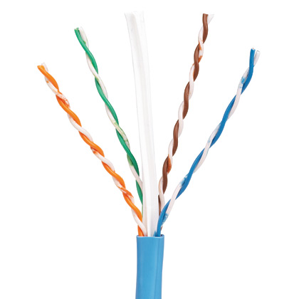 Cable  4 paires. cat 6 bleu