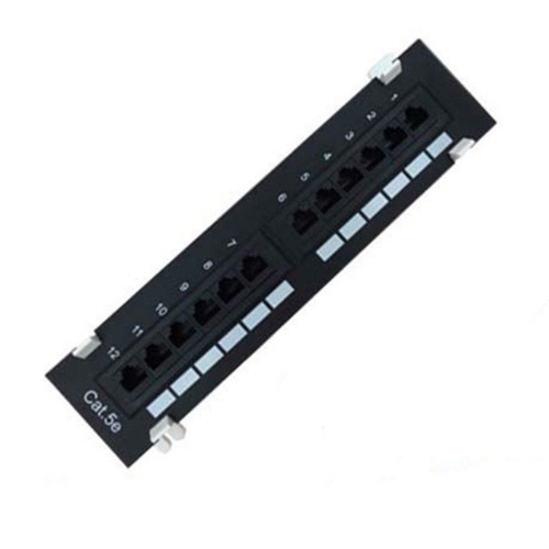 12 port vertical patch panel Cat 5e